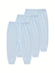 3Pcs set 0-24 Months Soft Cotton Baby Pants