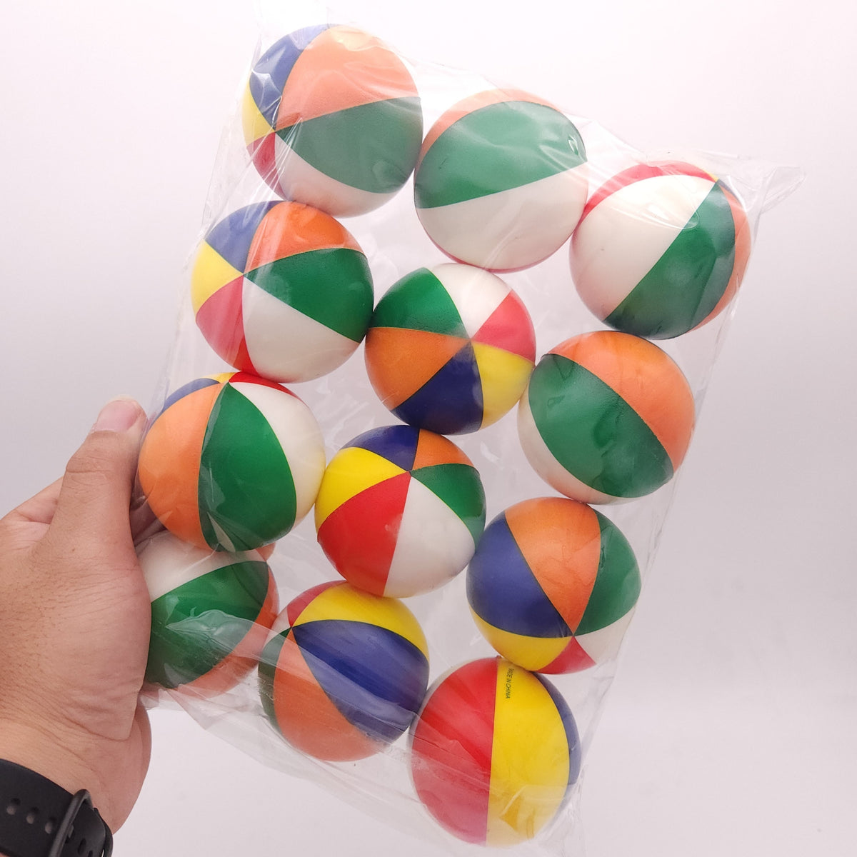 12pcs Sponge Squeeze Balls Stress Relief Fidget Toy Colored TPU Material