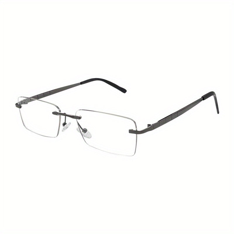 Men's Light Blocking Frameless Computer Reading Glasses