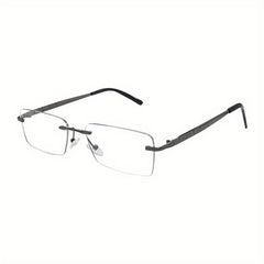 Men's Light Blocking Frameless Computer Reading Glasses