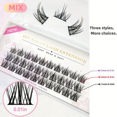C Curl 30 Cluster False Eyelashes 11 13mm Segmented Lashes