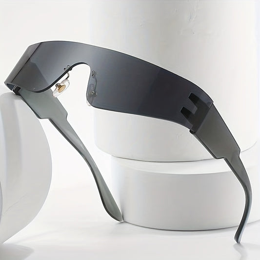 Men's Rimless Punk Sunglasses UV Protection Sports Sunglasses