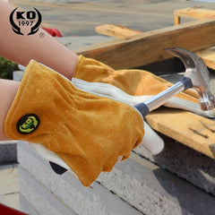 Soft Leather Work Gloves for Men and Women