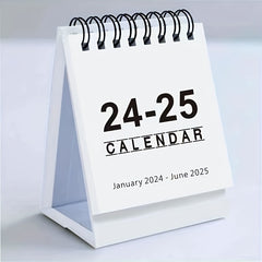 Mini Desk Calendar Jan-June, 250g Writing Paper, Double Coil Binding