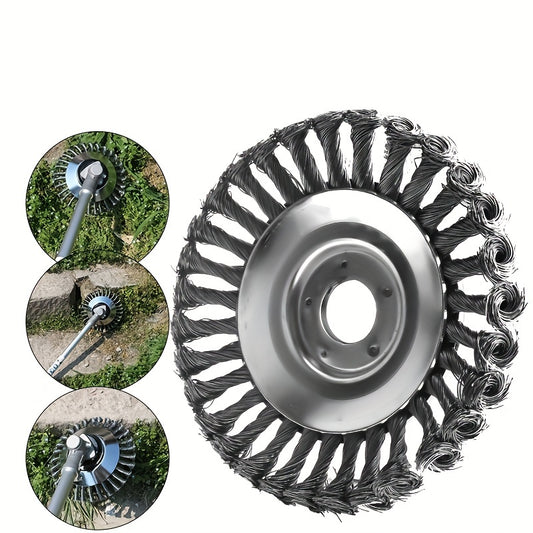 Lawn Trimmer Head Steel Wire Wheel Brush Replacement Part