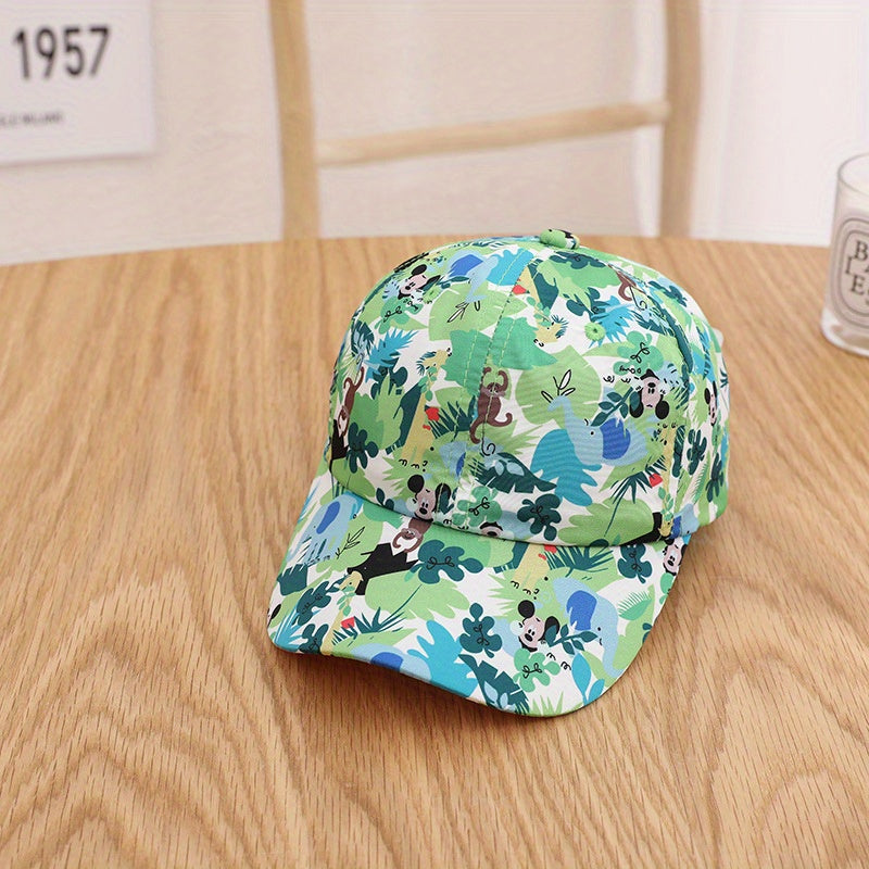 Kids Letter Embroidered Sunshade Baseball Cap