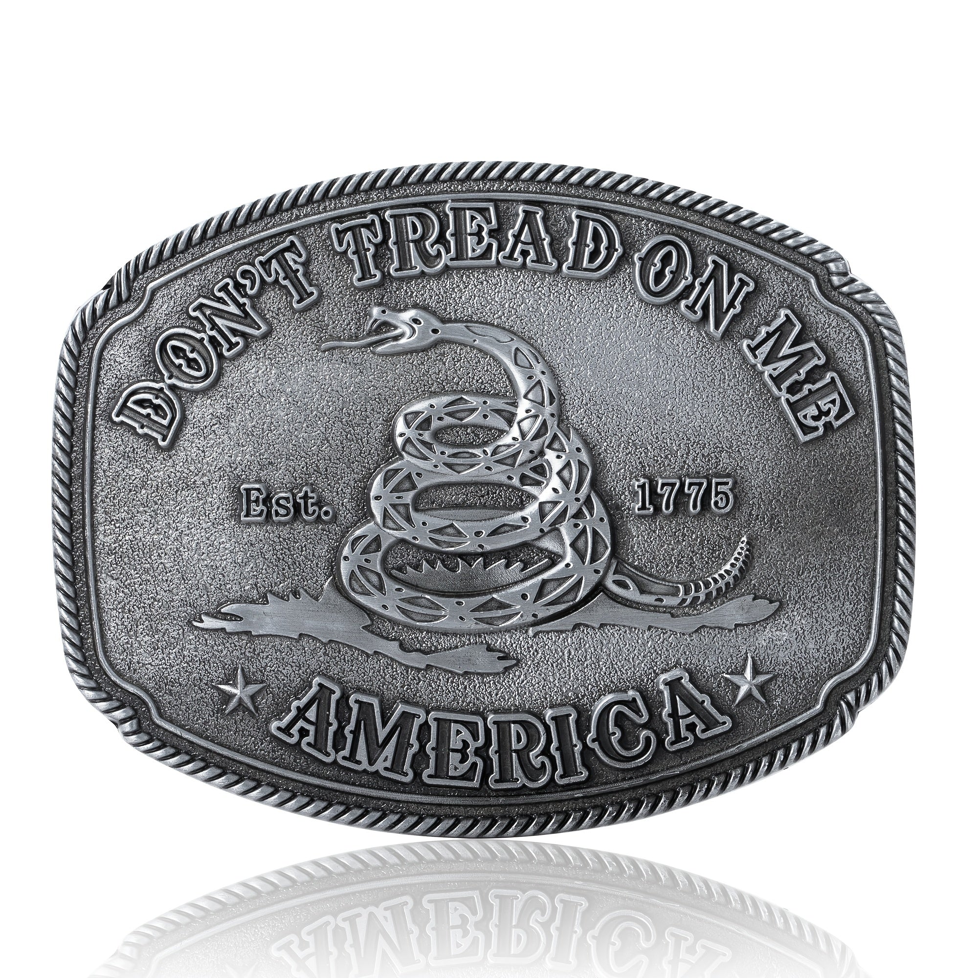 Western Denim Men's Snake Belt Buckle Birthday Party Gift