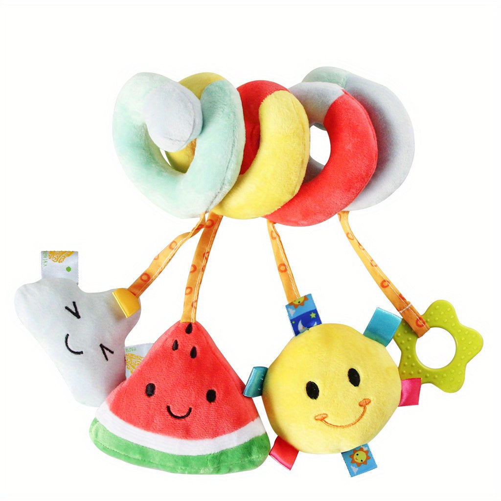 Baby Plush Fruit Series Bed Wrap Car Pendant Hanging Toys