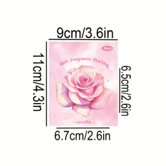 30 Sheets Retro Floral Sticky Notes Memo Stickers
