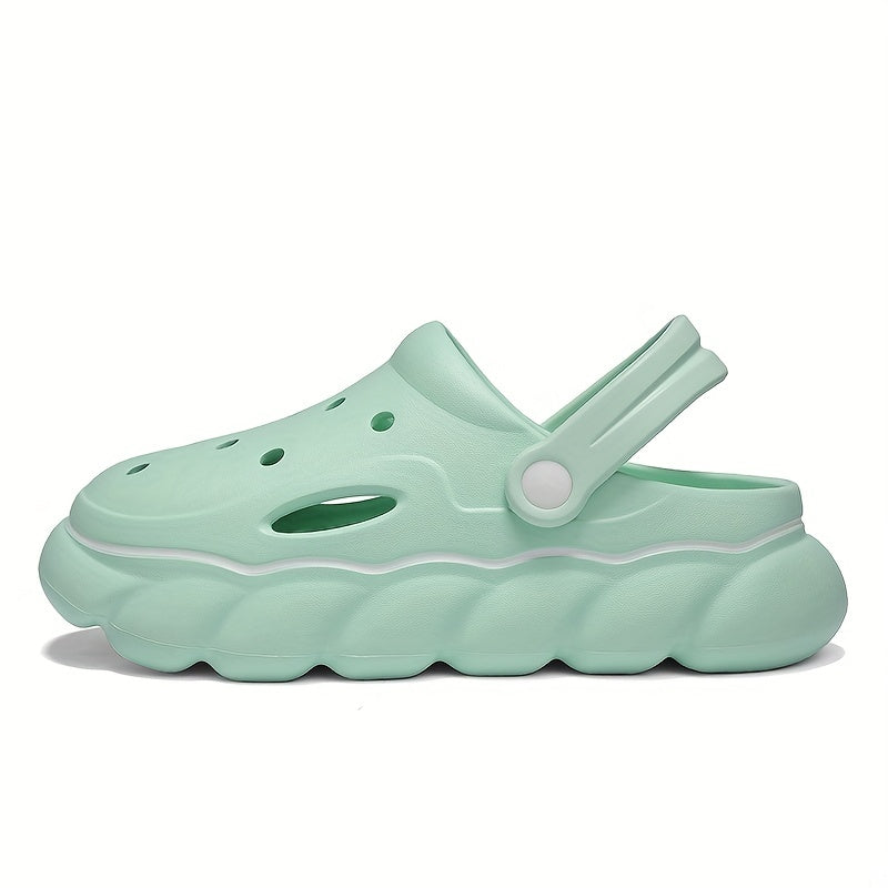 Women's Platform Clogs Hollow Out Adjustable Strap Sandals
