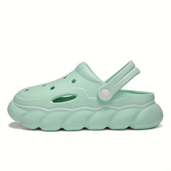 Women's Platform Clogs Hollow Out Adjustable Strap Sandals
