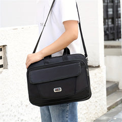 Nylon Zipper Briefcase Travel Storage Crossbody Bag