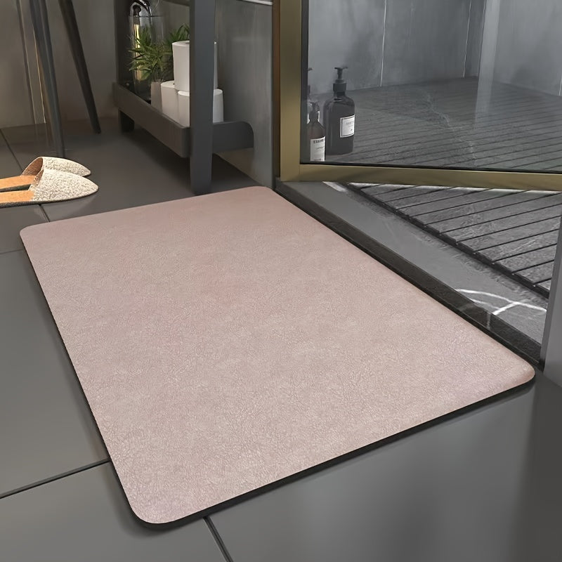 Soft Diatom Mud Bath Rug Non-slip Bathroom Mat