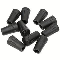 10pcs Rubber Walking Pole Tips Replacement Trekking Pole Caps