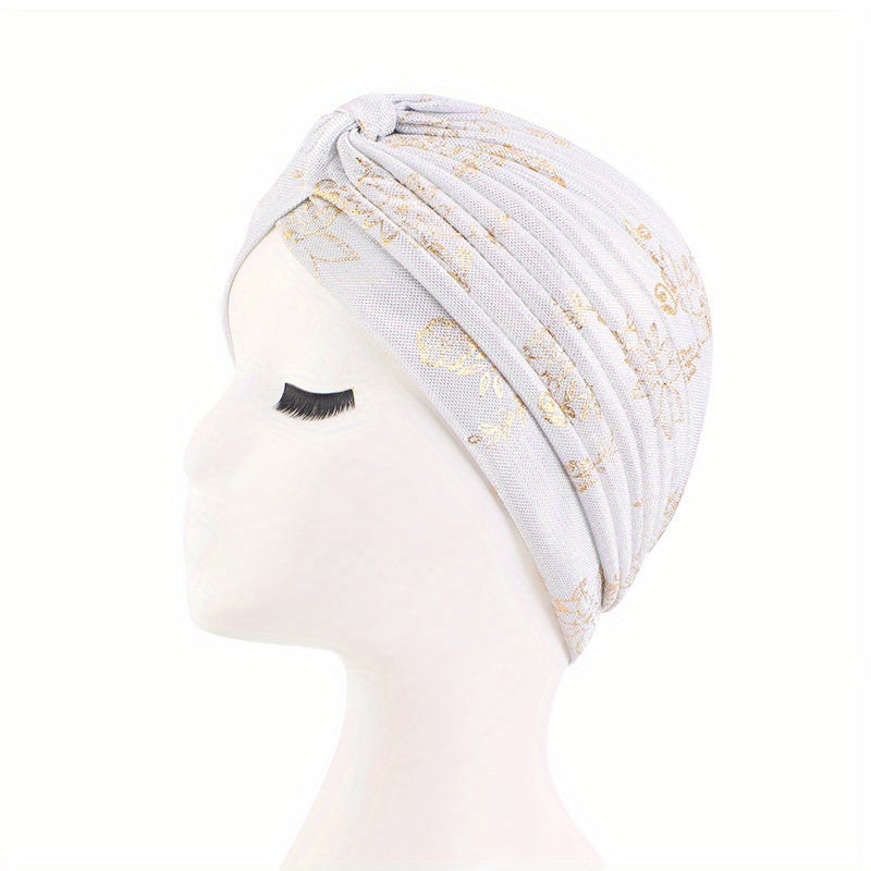 Boho Floral Head Scarf Cap Chemo Hats