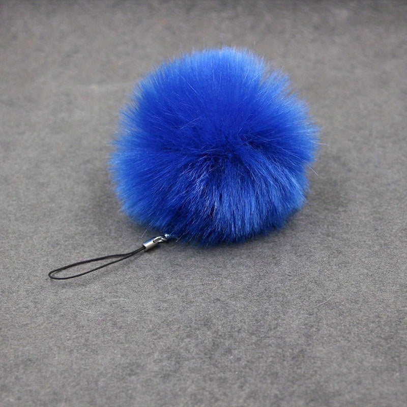 Plush Ball Keychain Bag Accessory Phone Pendant Car Ornament Gift