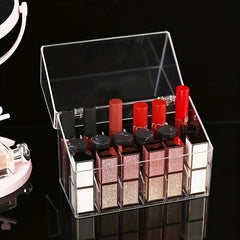 Clear Acrylic Lipstick Holder Organizer Display Stand 9 Grid