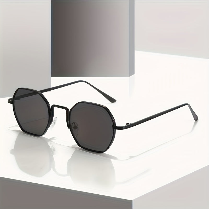 Steampunk Metal Sunglasses Round Frame UV Protection