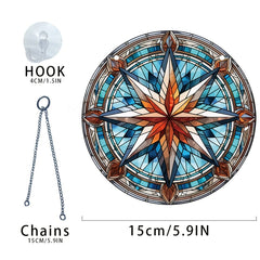 Christmas Acrylic Snowflake Window Decoration for Home Party
