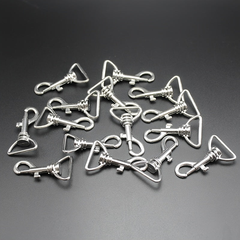 10pcs Swivel Snap Hooks Metal Heavy Duty Clasp Buckle Trigger Clip