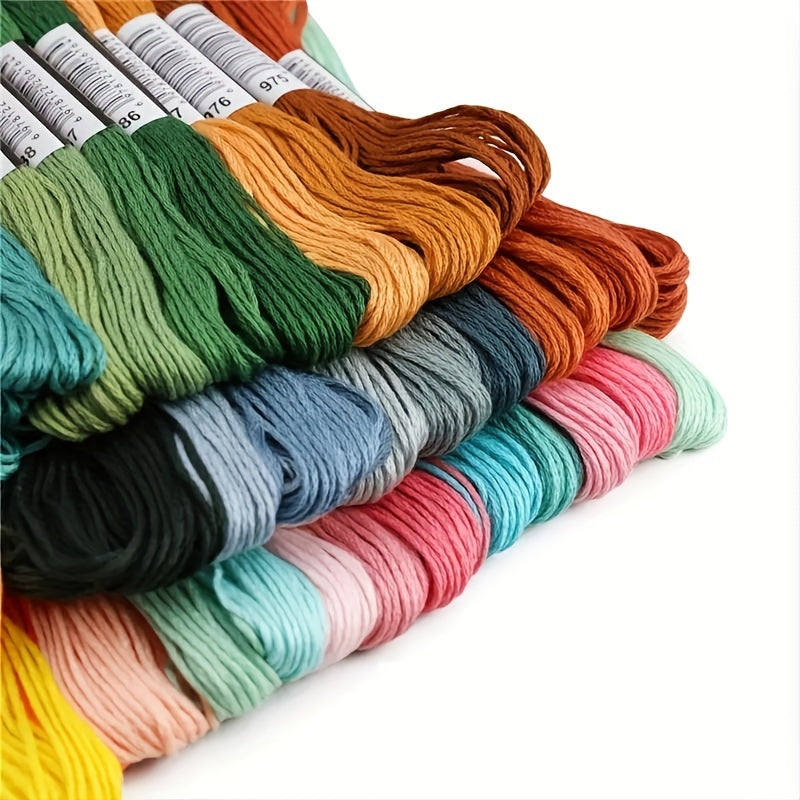 8pcs Embroidery Cross Stitch Thread Cotton Sewing Thread Kit DIY