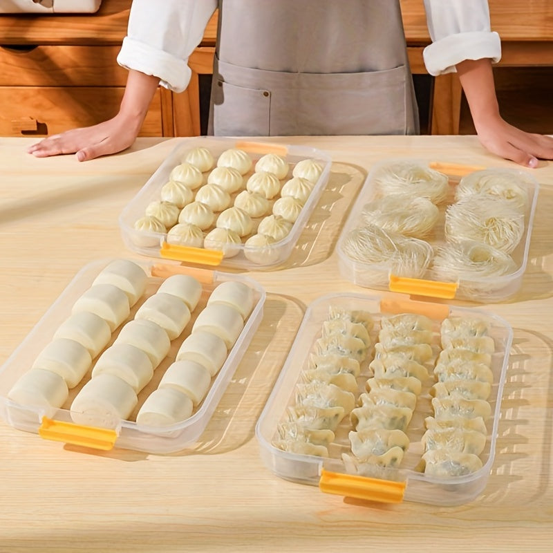 Dumpling Box Sealed Storage Container With Lid Portable Refrigerated Food