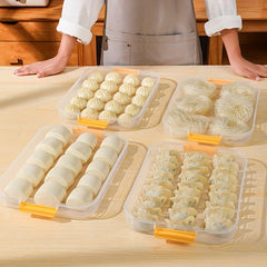 Dumpling Box Sealed Storage Container With Lid Portable Refrigerated Food