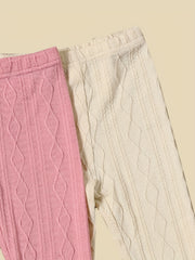 Girls' Knit Legging Pants Footless Tight Fit Pantyhose