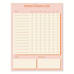 Magnetic Family To Do Planner For Fridge 52 Tear Off Sheets