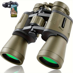 Compact Waterproof Binoculars 12X Long Range BAK4 Prism FMC Hiking Gear