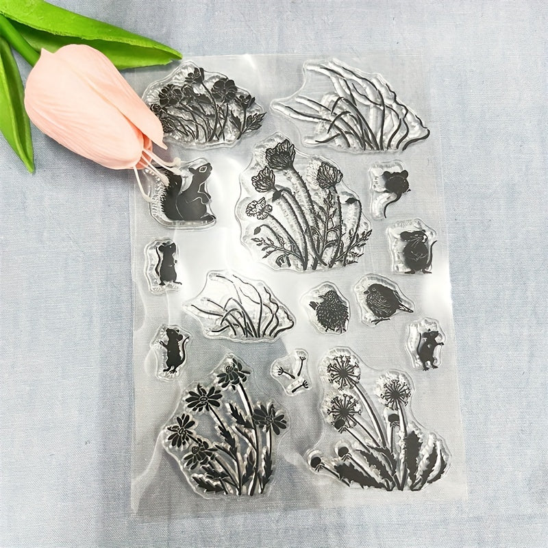 Animal Plant Clear Stamp Silicone Stamp For Scrapbooking DIY Card Making