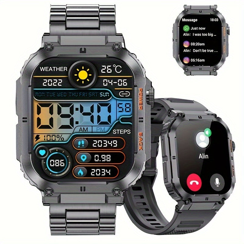 Unisex Sports Smart Watch Waterproof Dial Watch For Activities Tracker