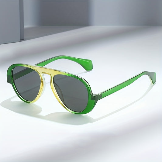 Y2K Aviator Sunglasses Casual Block Glasses UV400