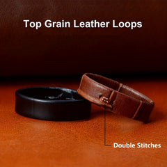 2 Pcs Bands Keeper For Leather Watch Strap 14-24mm Replacement Loops