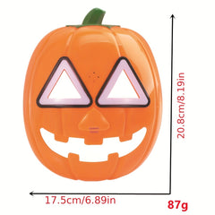 Halloween Pumpkin Mask: Luminous Sounding, Masquerade Tricky Props