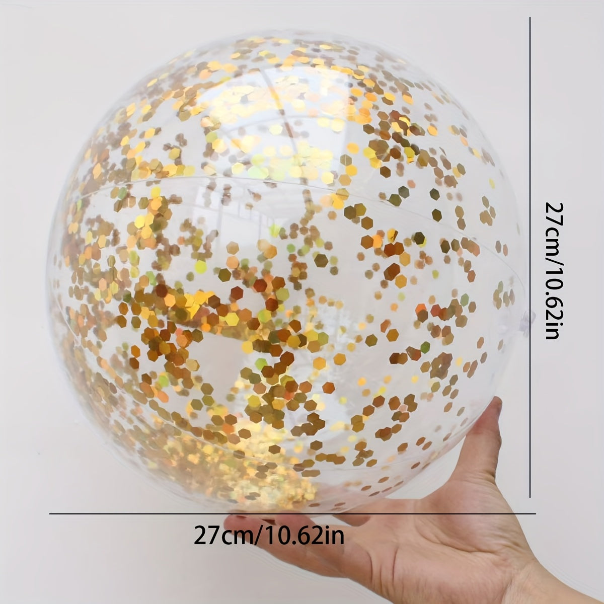 Glitter Beach Ball for Water Games