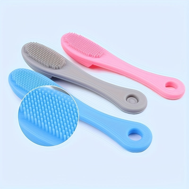 Pet Toothbrush Silicone Finger Brush Handle Dog Teeth Cleaning Supplies
