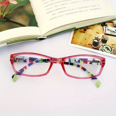 Pattern Print Light Blocking Reading Glasses For Women UV Protection