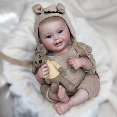 Waterproof Smiling Boy Reborn Dolls - Perfect for Birthday