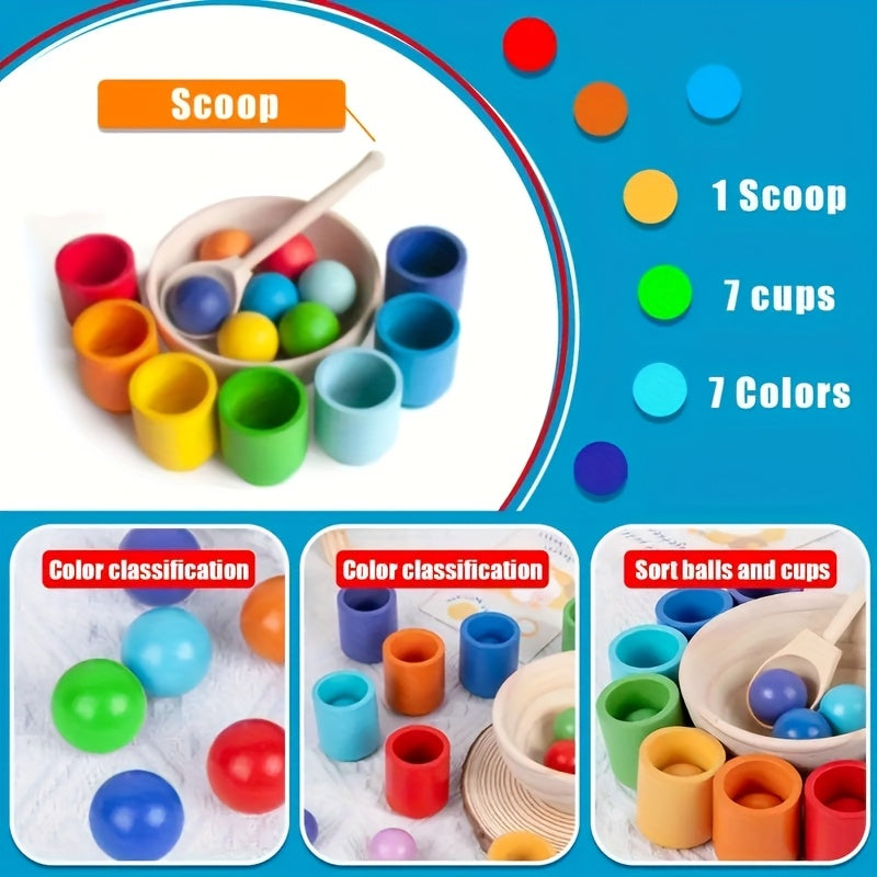Wooden Classification Game Set Fine Action Learning Toy