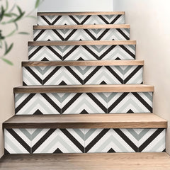 Scandinavian Style Vinyl Stair Sticker Peel And Stick Staircase Decals