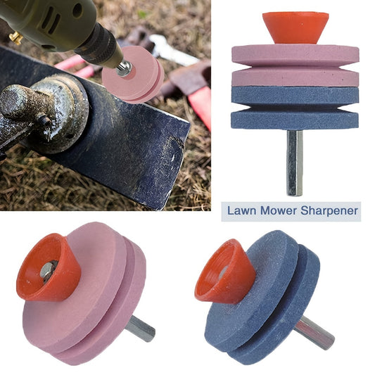 Universal Lawn Mower Blade Sharpener Tool - Fast Grinding Rotary Drill