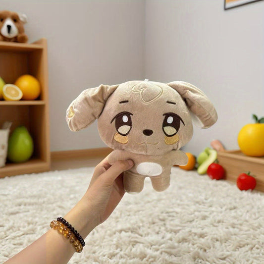 Large Ears Plush Puppy Doll Soft Stuffed Animal Toy with Expressive Eyes