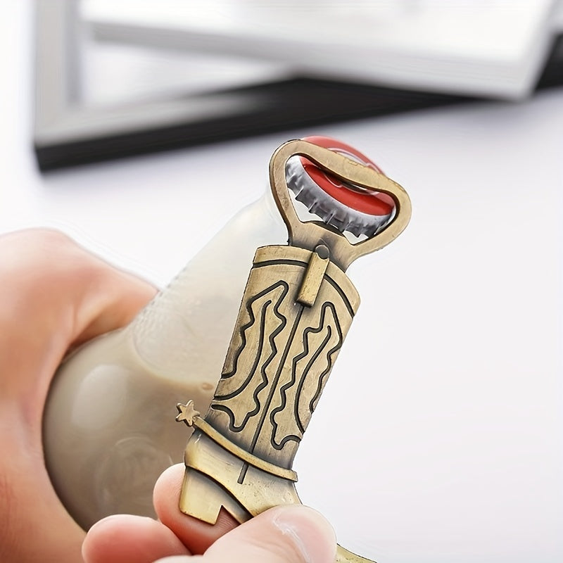 Cowboy Boot Bottle Opener for Home Kitchen Weddings