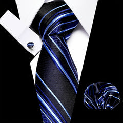 Men's Tie, Pocket Square, Cufflink Set - Stocking Stuffers
