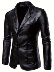 Men's PU Leather Jacket for Autumn Winter