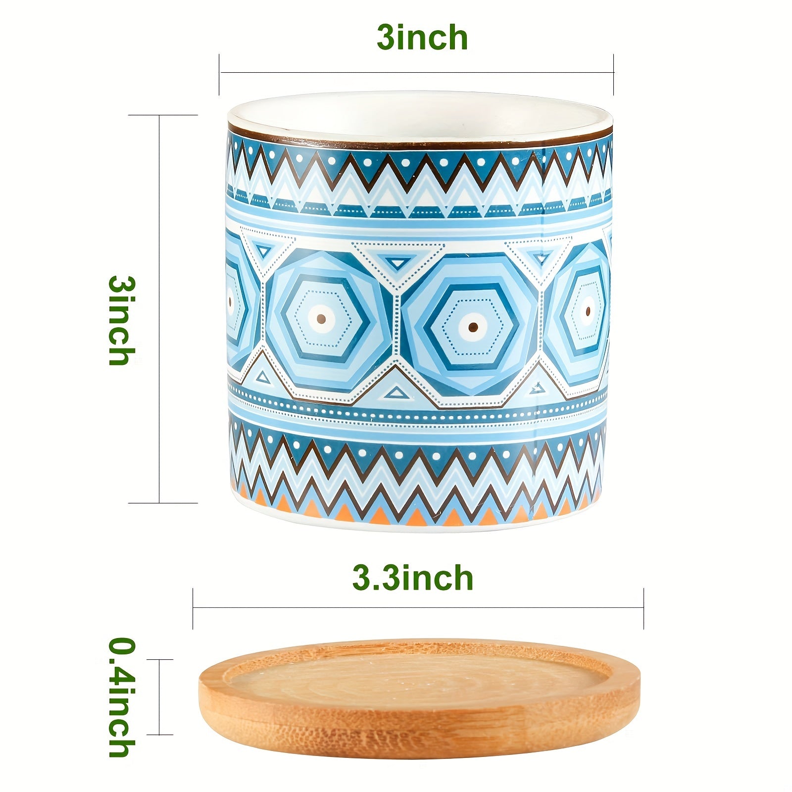 Nordic Style Ceramic Flower Pot for Succulents, Indoor and Outdoor Use