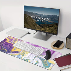 Extra Large Gaming Mouse Pad 35.4inX15.7in Non-Slip Rubber Base