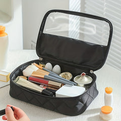 Waterproof Nylon Makeup Bag Large Capacity Toiletry Bag Cosmetic Storage