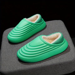 Boys Comfortable Non Slip Fleece House Shoes Soft Bottom Walking Shoes
